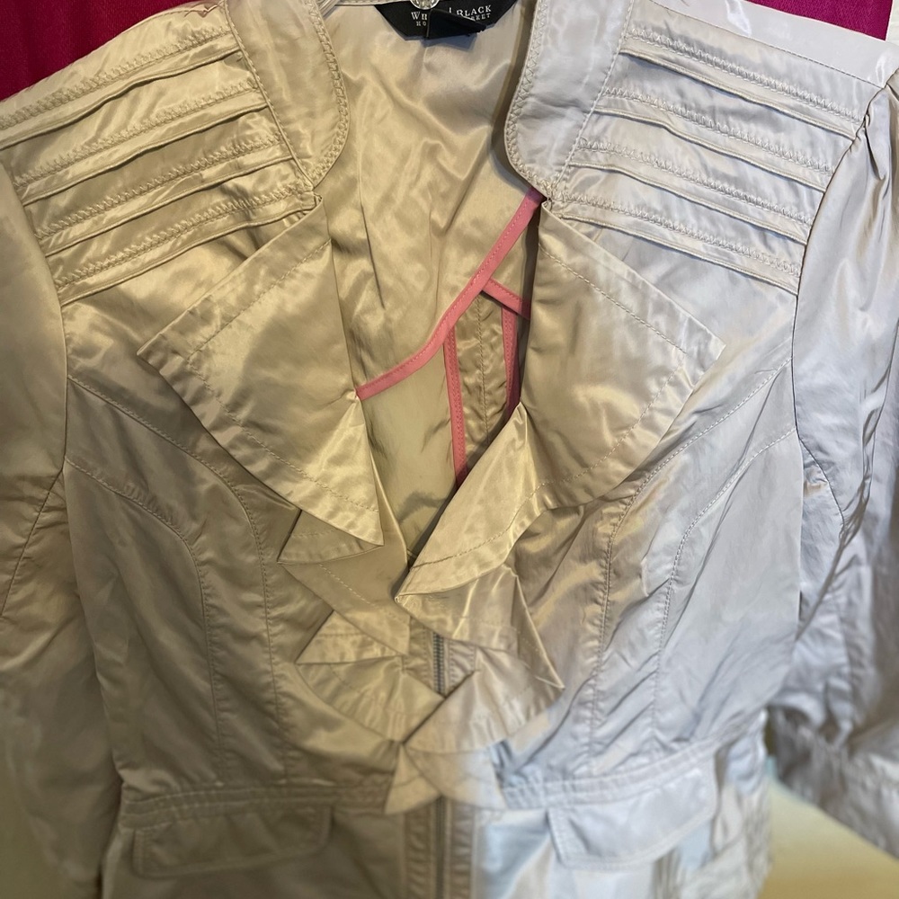 White House Black Market size 10 .  Color is light brown .